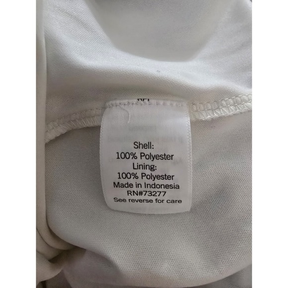 Nine West Mini Dress Womens XXL Blue Brown Leopard Print Mesh Chiffon Lined - Picture 5 of 6